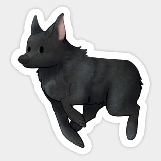 Cozy Schipperke Sticker